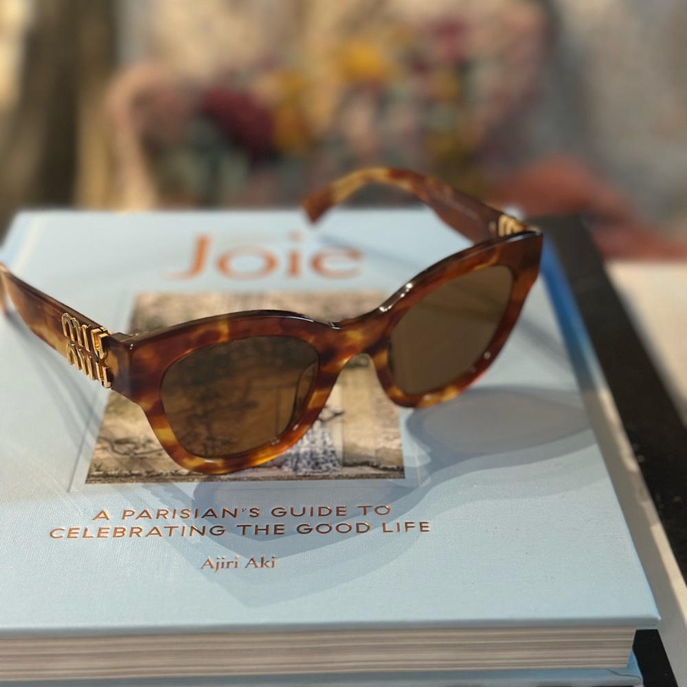 Miu Miu Tortoiseshell Cat-Eye Sunglasses